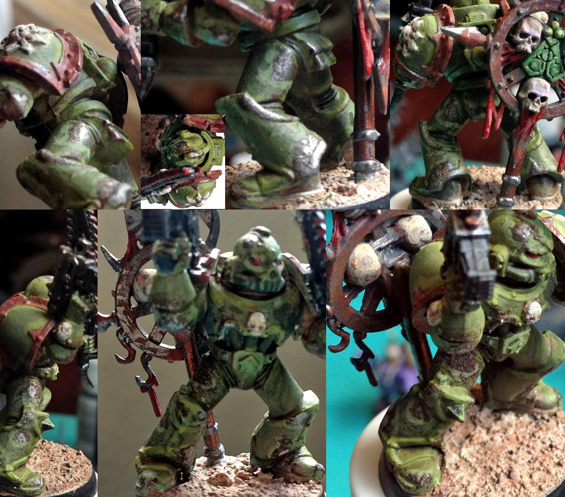 Chaos, Chaos Space Marines, Death Guard, Warhammer 40,000, Work In Progress Death Guard